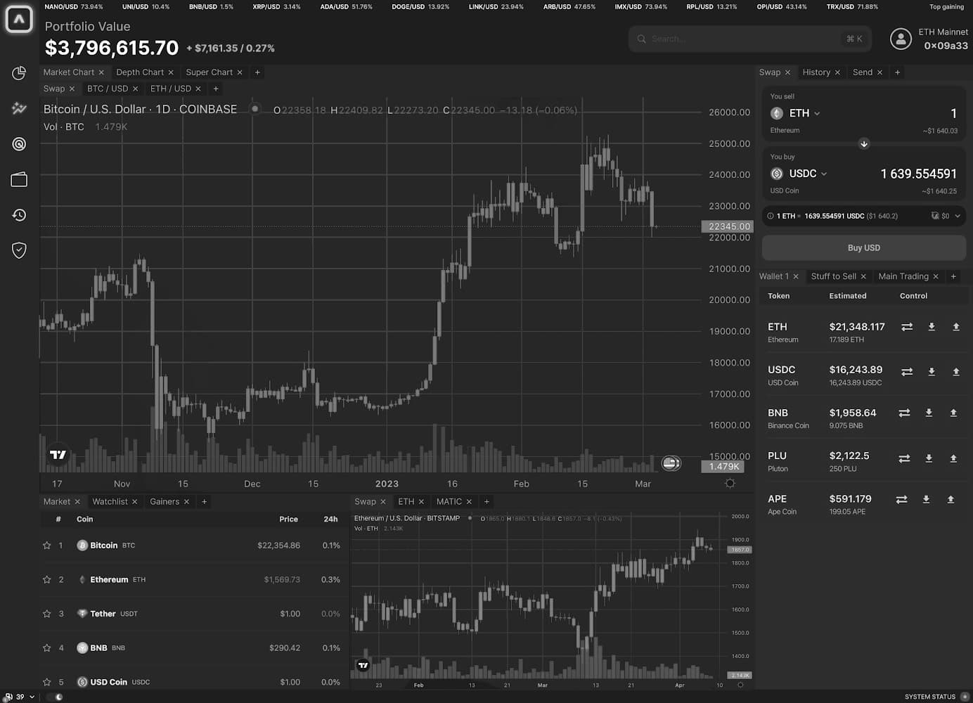 Trading Screen
